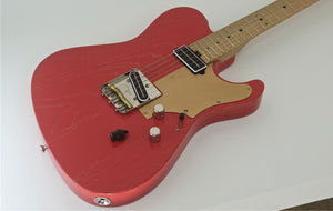 SOLD Asher T Deluxe Coral Nitro Guitar with Slim C Neck Shape