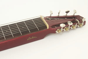 SOLD Asher 8-String Lap Steel, Candy Apple Red Poly, #872