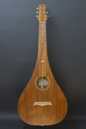 SOLD Used Asher Acoustic Hawaiian Teardrop Lap Steel with Custom Hard Case - Near Mint