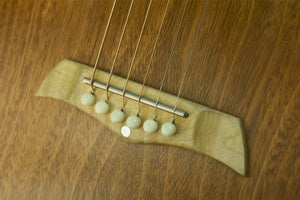 SOLD Used Asher Acoustic Hawaiian Teardrop Lap Steel with Custom Hard Case - Near Mint
