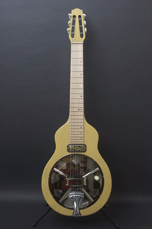 SOLD Asher Reso Steel Lap Steel, 6 string, Butterscotch Nitro, #889