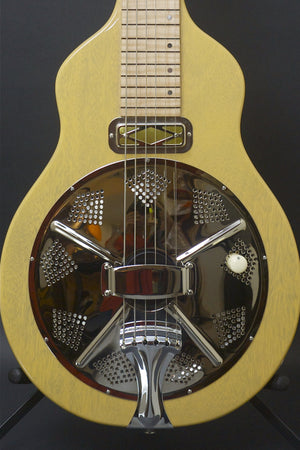 SOLD Asher Reso Steel Lap Steel, 6 string, Butterscotch Nitro, #889