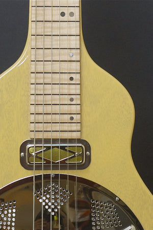SOLD Asher Reso Steel Lap Steel, 6 string, Butterscotch Nitro, #889