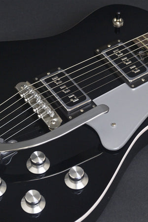 SOLD Asher 2016 Electro Sonic Neck Thru - Black Beauty with Bigsby #909