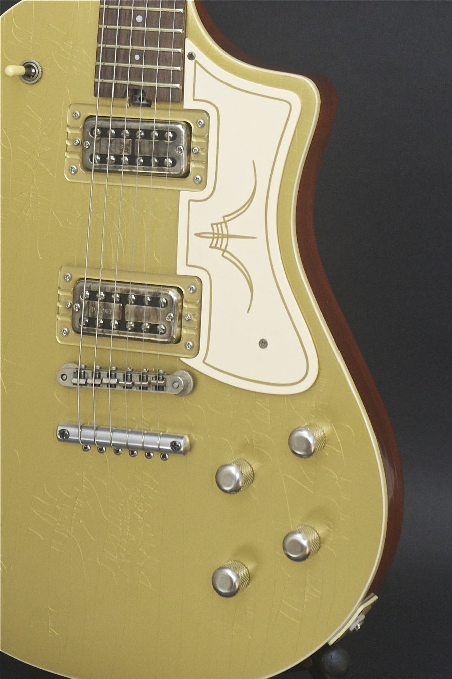 SOLD Asher Electro Sonic Neck Thru Gold Top, Light Relic, #911