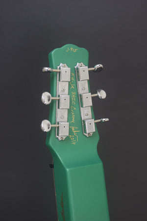 SOLD "Signed" Asher Ben Harper and the Innocent Criminals *Custom* Special Edition Lap Steel, Rasta Green