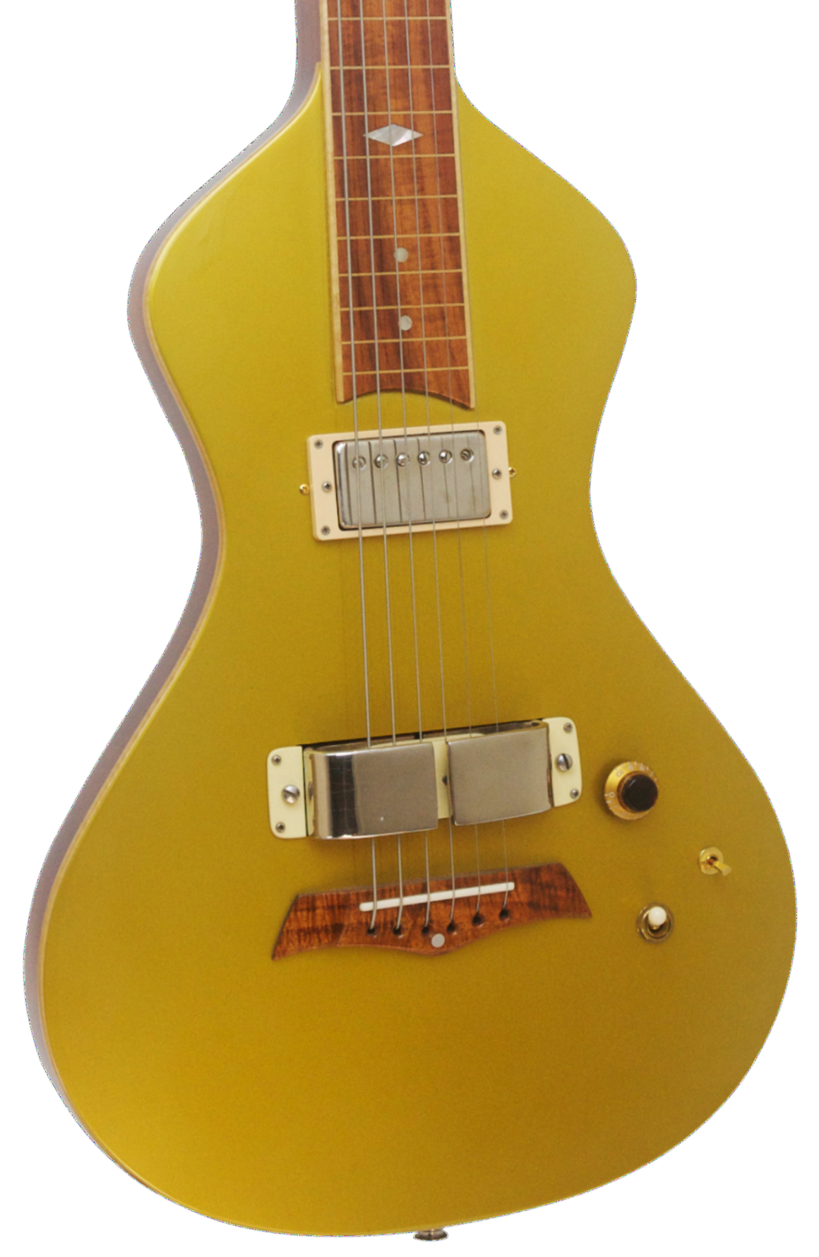 SOLD Rare Ben Harper Owned and Played Signature Lap Steel with 1960s Horseshoe Pickup - Vintage Gold