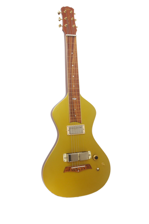 SOLD Rare Ben Harper Owned and Played Signature Lap Steel with 1960s Horseshoe Pickup - Vintage Gold