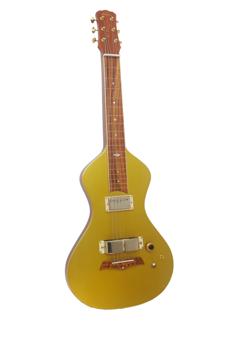 SOLD Rare Ben Harper Owned and Played Signature Lap Steel with 1960s Horseshoe Pickup - Vintage Gold