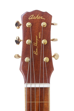 SOLD Rare Ben Harper Owned and Played Signature Lap Steel with 1960s Horseshoe Pickup - Vintage Gold