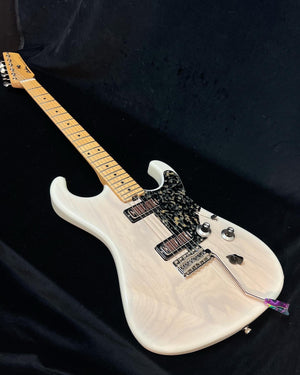 SOLD 2023 T Deluxe Trans Ivory Nitro with Novak Gold Foil S Grill DeArmond Pick ups #1326