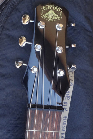 SOLD Asher Electro Hawaiian ® Junior Lap Steel  - FACTORY SECOND, Black