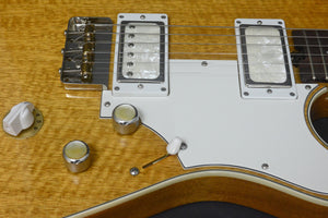 SOLD 2017 Asher T Deluxe Master Series, Korina, #974