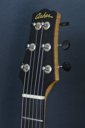 SOLD 2017 T Deluxe Master Series, Bound Flame Satinwood, Lollar Pickups with Custom Covers #973