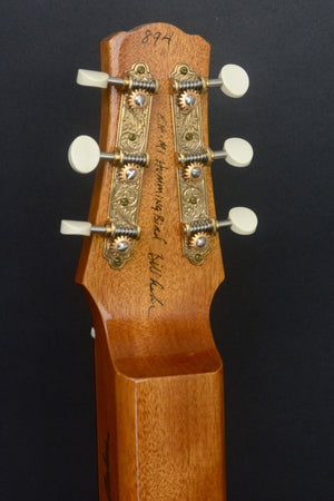 SOLD Asher 2016 "Hummingbird" Lap Steel with Flame Maple Top and Hand-cut Inlay #894
