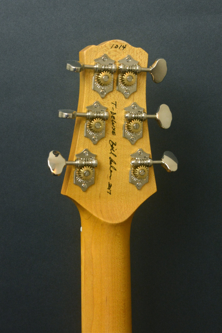 SOLD 2017 Asher T Deluxe Trans Ivory with Black Tortoise Pick Guard #1014