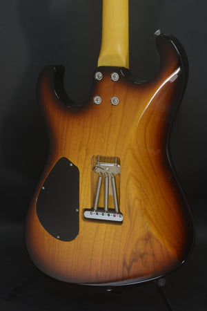SOLD 2017 Asher SSH Custom Tobacco Burst with Lollar Pickups, #1015