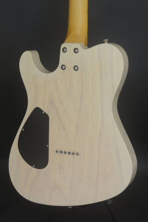 SOLD 2017 Asher T Deluxe Trans Ivory with Black Tortoise Pick Guard #1014