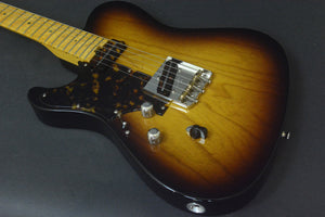 SOLD 2017 T Deluxe Tobacco Burst Lefty with Tortoise Pick Guard, #1016