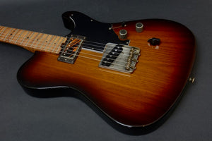 SOLD Asher 2018 HT Deluxe Roasted Swamp Ash Body with Roasted Flame Maple Neck, #1047