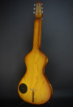 SOLD 2018 Asher Dual Tone Semi Acoustic Lap Steel Guitar with Vintage 60s Horseshoe magnet and Asher Coil, #1051