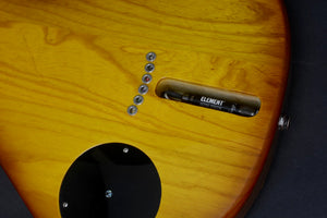 SOLD 2018 Asher Dual Tone Semi Acoustic Lap Steel Guitar with Vintage 60s Horseshoe magnet and Asher Coil, #1051