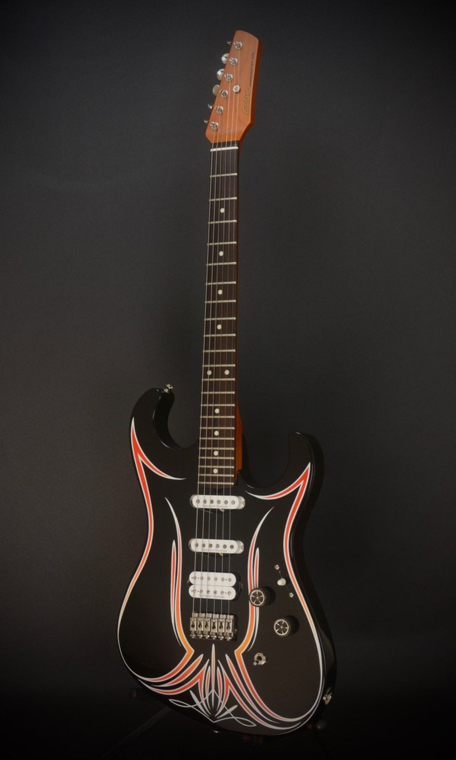 SOLD 2018 Asher SSH Hot Rod Custom Guitar with Duncans and Pinstriping!