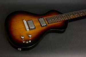 SOLD 2018 "Suped Up" Asher Electro Hawaiian® Junior Lap Steel Guitar with Lollar Imperial Humbuckers  - Tobacco Burst