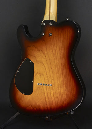 SOLD 2018 T Deluxe Nitro Tobacco Burst Relic with T Blade Pickups and Tortoise Guard, #1064