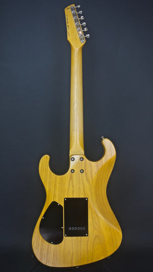 SOLD 2018 Asher S Custom Guitar With Drop Top Quilted Maple and Natural Satin Nitro Finish, #1066