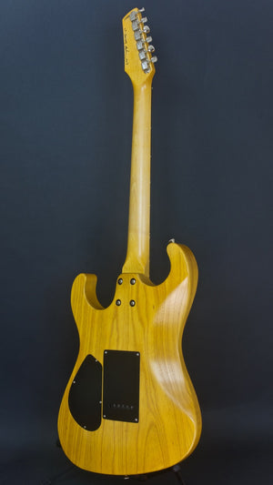 SOLD 2018 Asher S Custom Guitar With Drop Top Quilted Maple and Natural Satin Nitro Finish, #1066