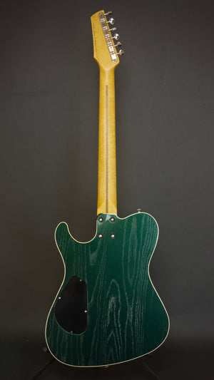 SOLD 2018 NEW "Studio Series" T Deluxe w/ Bigsby, Satin Metallic Derby Green, #1071