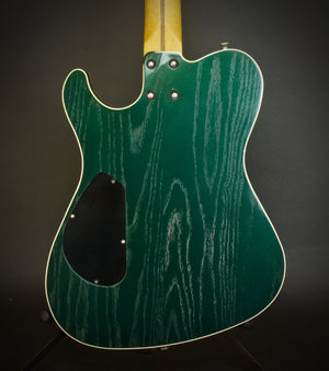 SOLD 2018 NEW "Studio Series" T Deluxe w/ Bigsby, Satin Metallic Derby Green, #1071