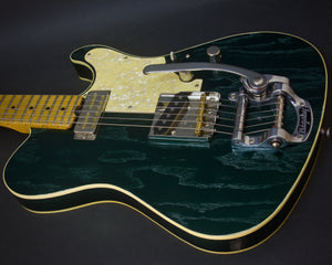 SOLD 2018 NEW "Studio Series" T Deluxe w/ Bigsby, Satin Metallic Derby Green, #1071