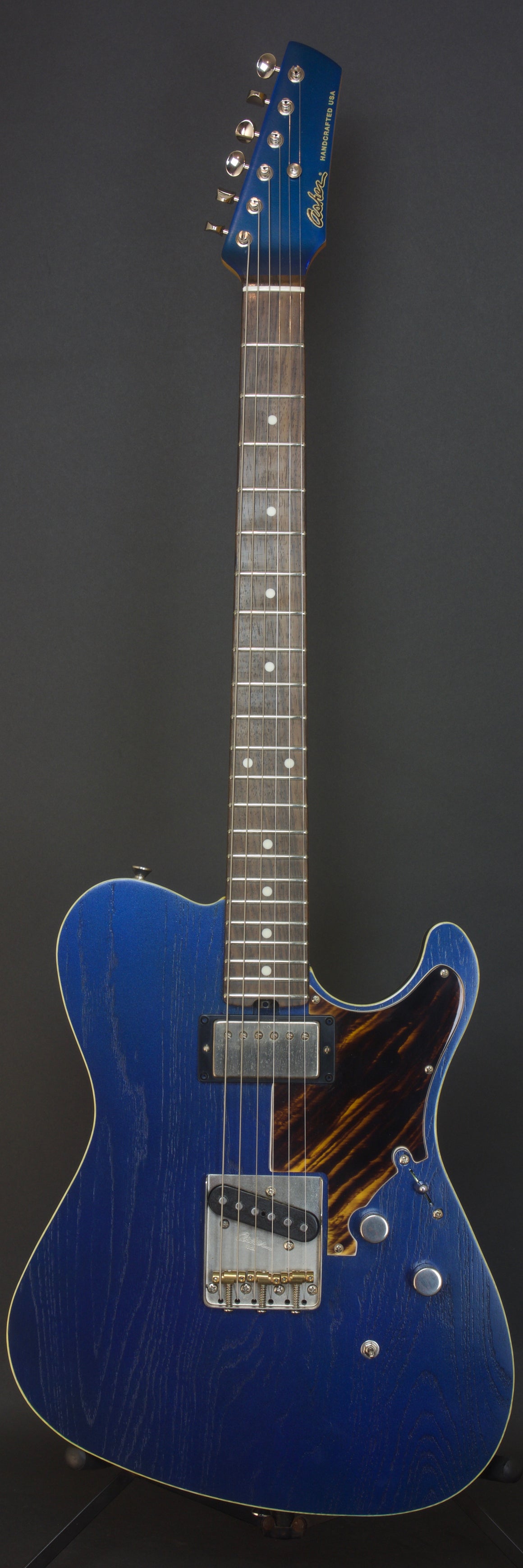 SOLD 2018 NEW "Studio Series" HT Deluxe with Asher Pickups and Fire Stripe Guard, #1073