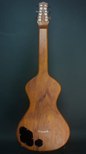 SOLD 2018 Electro Hawaiian Model I Reclaimed Koa Table c. 1970 Lap Steel W/ Pineapple Hummingbird Inlay, #1039