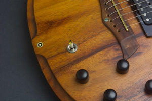 SOLD 2018 Electro Hawaiian Model I Reclaimed Koa Table c. 1970 Lap Steel W/ Pineapple Hummingbird Inlay, #1039