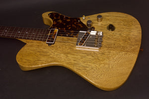 SOLD 2018 Asher T Deluxe Master Series Korina with Tortoise Details, #1081