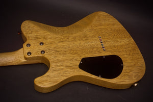 SOLD 2018 Asher T Deluxe Master Series Korina with Tortoise Details, #1081