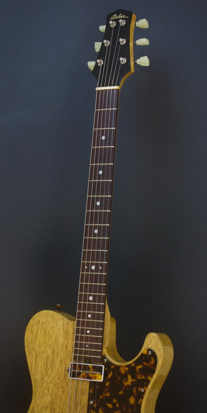 SOLD 2018 Asher T Deluxe Master Series Korina with Tortoise Details, #1081