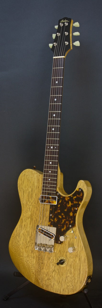SOLD 2018 Asher T Deluxe Master Series Korina with Tortoise Details, #1081