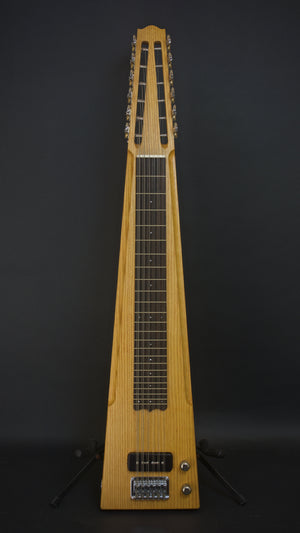 SOLD 2018 Asher Electro Hawaiian 12-String Lap Steel Custom Shop, Red Oak, #1105, #2 of 2