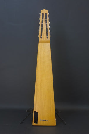 SOLD 2018 Asher Electro Hawaiian 12-String Lap Steel Custom Shop, Red Oak, #1105, #2 of 2