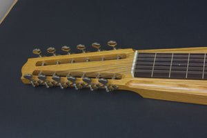 SOLD 2018 Asher Electro Hawaiian 12-String Lap Steel Custom Shop, Red Oak, #1105, #2 of 2