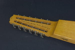 SOLD 2018 Asher Electro Hawaiian 12-String Lap Steel Custom Shop, Red Oak, #1105, #2 of 2