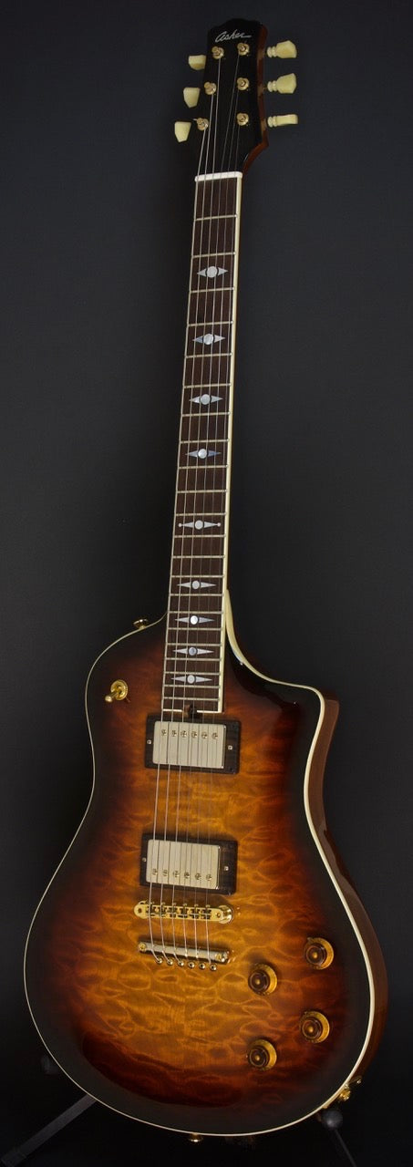 SOLD 2019 Asher Electro Sonic II Carve Top 35th Anniversary Model #11 /35 Limited Edition