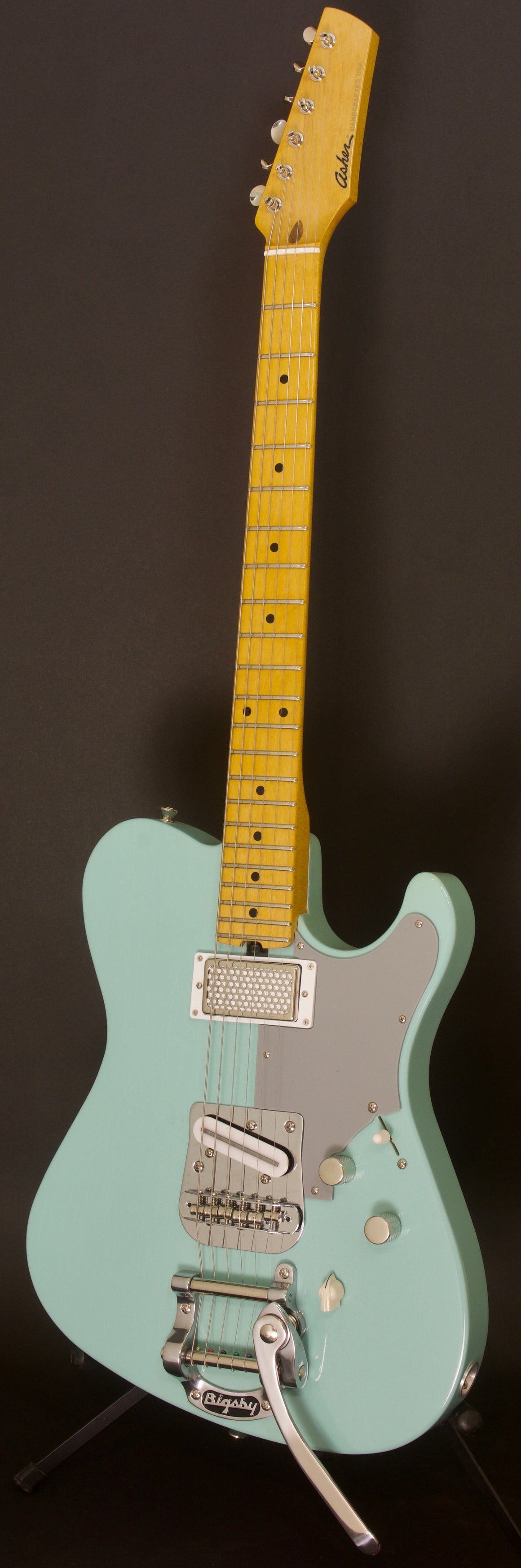 SOLD 2019 HT Deluxe, Daphne Blue Nitro Light Relic with Bigsby, sn#1118