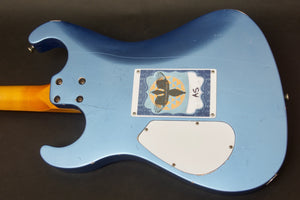 SOLD 2019 Asher Marc Ford Signature Model Guitar in Lake Placid Blue Relic Nitro with Matching Back Stage Pass