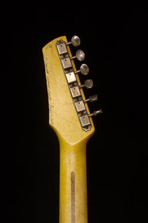 SOLD 2019 Asher T Deluxe Relic Tobacco Burst with Tortoise Detail. $3525.00
