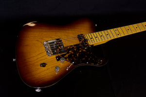 SOLD 2019 Asher T Deluxe Relic Tobacco Burst with Tortoise Detail. $3525.00